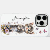 かわいい子猫iPhone / iPadケース Case-Mate iPhoneケース (裏面 (横))