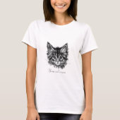 かわいい子猫Tシャツ Tシャツ (正面)