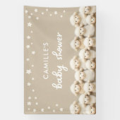 かわいい子羊のベビーシャワーパーティー 横断幕 (縦)