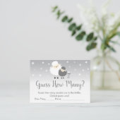 かわいい子羊はシャワーゲームの数を推測 プレイスカード (スタンド正面)