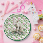 かわいい子羊&クローバー | St Patrick's Day紙プレート ペーパープレート (パーティー)