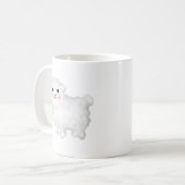 かわいい子羊 コーヒーマグカップ (正面左)