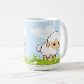 かわいい子羊 コーヒーマグカップ (正面右)
