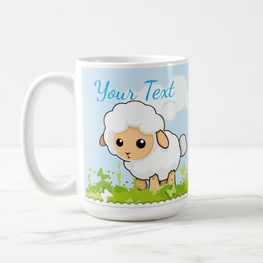 かわいい子羊 コーヒーマグカップ (左)