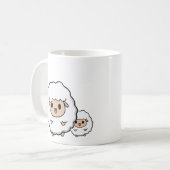 かわいい子羊 コーヒーマグカップ (正面左)