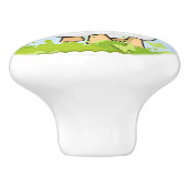 かわいい子羊 セラミックノブ (側面)