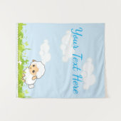 かわいい子羊 タペストリー (正面(横))