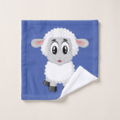 かわいい子羊 バスタオルセット (ウォッシュタオル)