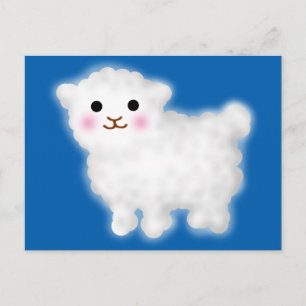 かわいい子羊 ポストカード