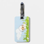 かわいい子羊 ラゲッジタグ (裏面縦)