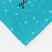 かわいい子羊*背景色を選択 フリースブランケット (角)