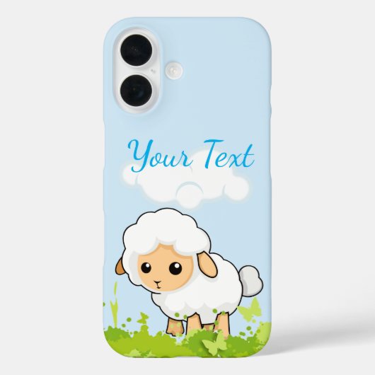 かわいい子羊 Case-Mate iPhoneケース (裏面)
