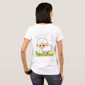 かわいい子羊 Tシャツ (裏面フル)
