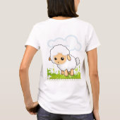 かわいい子羊 Tシャツ (裏面)