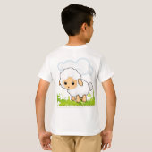 かわいい子羊 Tシャツ (裏面フル)