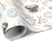 かわいい子豚かわいいモップ ラッピングペーパー (ロールコーナー)