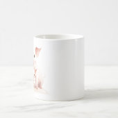 かわいい子豚との母豚 農業の動物の母性 コーヒーマグカップ (中央)