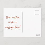 かわいい子豚とカボチャ感謝祭ポストカード ポストカード (裏面)