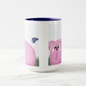 かわいい子豚のチュムリーと美しい友達 マグカップ (中央)