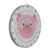 かわいい子豚の顔 ダーツボード (正面左)