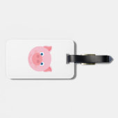 かわいい子豚の顔 ラゲッジタグ (裏面横)