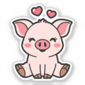 かわいい子豚バンク シール (正面)