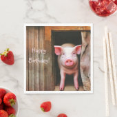 かわいい子豚 スタンダードランチョンナプキン (インサイチュ)