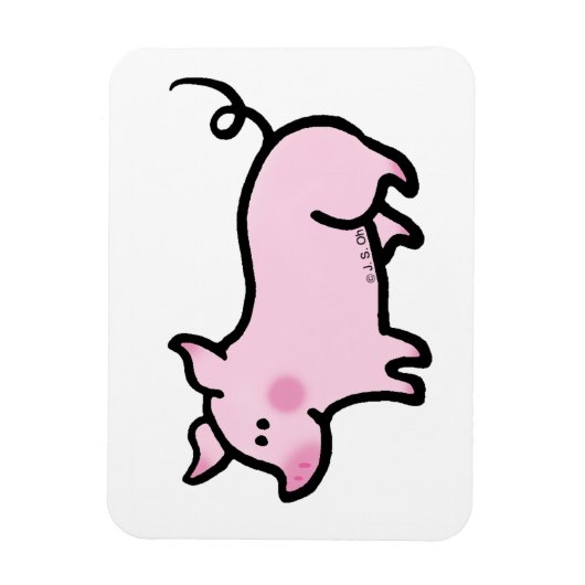 かわいい子豚 マグネット (縦)