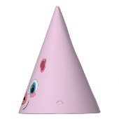 かわいい子豚、大きな青い目 パーティーハット (右)