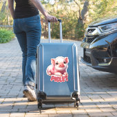 かわいい子豚 – 子供部屋 シール (スーツケースインサイチュ)