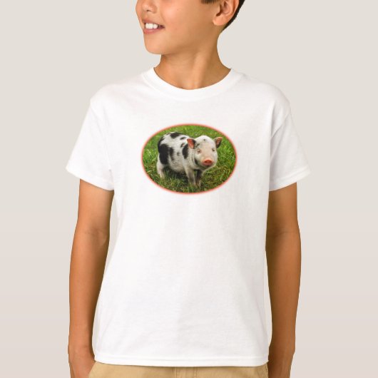 かわいい子豚 Tシャツ (正面)