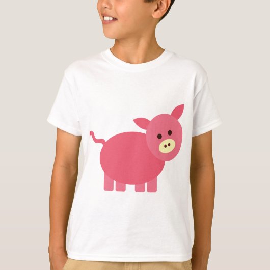 かわいい子豚 Tシャツ (正面)