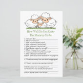 かわいい子赤ちゃんシャワーのゲームをどれだけ知っているか (スタンド正面)