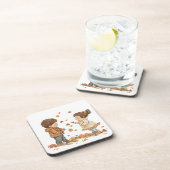 かわいい子遊どもたちの秋 コースター (右側)