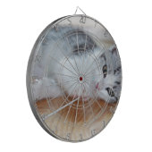 かわいい子遊ネコの紐 ダーツボード (正面左)