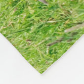 かわいい子馬の写走おもしろい真を描くハフリンガー フリースブランケット (角)