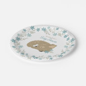 かわいい子鹿の赤ちゃんシャワー ペーパープレート (アングル)