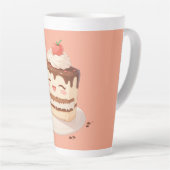 かわいい子！ カフェラテマグ (右アングル)