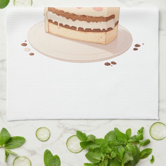 かわいい子！ キッチンタオル (折り畳み)