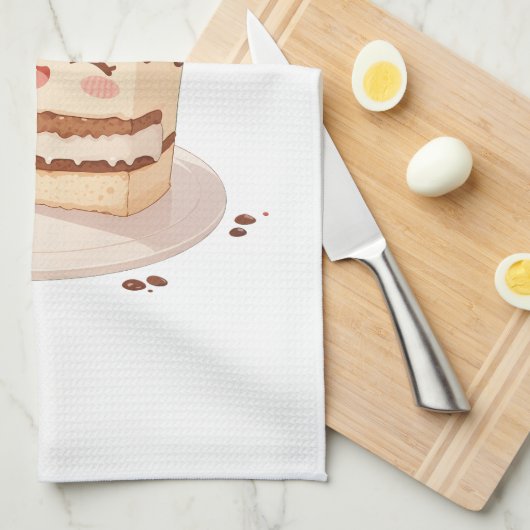 かわいい子！ キッチンタオル (四つ折り)