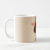 かわいい子 コーヒーマグカップ (左)