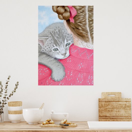 かわいい子！ ポスター (キッチン)