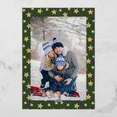 かわいい季節の写真 箔シーズンカード (裏面)