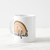 かわいい季節の秋ボホカンプキンサンクフルコーヒー コーヒーマグカップ (正面左)