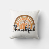 かわいい季節の秋ボホカンプキンサンクフル クッション (正面)