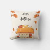 かわいい季節の装飾用クッション – こんにちは秋&冬 クッション (正面)