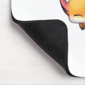 かわいい孤のmousepad マウスパッド (コーナー)