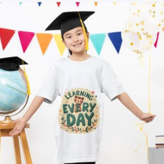 かわいい学クマの毎日 – おもしろい教育 Tシャツ
