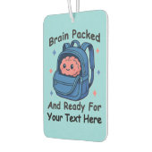 かわいい学校に戻るカスタマイズ可能な「Brain Ready」 カーエアーフレッシュナー