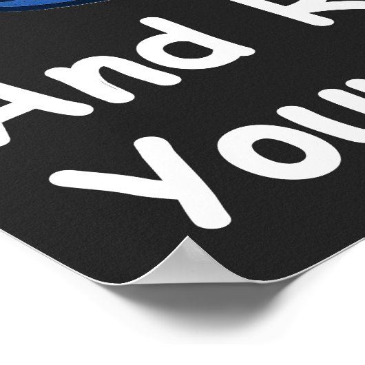 かわいい学校に戻るカスタマイズ可能な「Brain Ready」 ポスター (角)